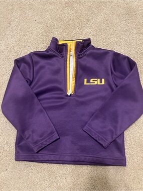 LSU Kid’s Quarter-Zip Pullover